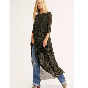 Free People hello and goodbye mesh midi